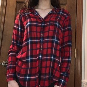 Long sleeve plaid shirt